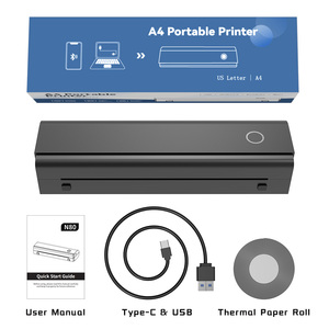 Imprimante thermique portable A4 N80 Bluetooth USB sans encre pour agents immobiliers, impression de documents de contrats sur site - Product Image 6