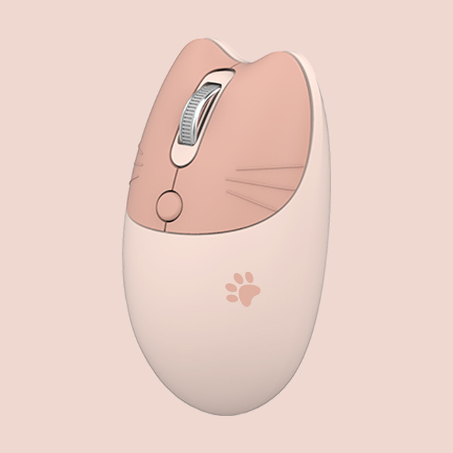M3AG Macaron Color Wireless Mouse Sakura Pink Milk Tea Lavender Purple Ocean Blue Silent for Girls and Students