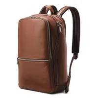 Offre Spéciale En Cuir Voyage pack cru à la mode Personnalisé Hommes Sac À Dos En Cuir Sacs De Mode De Luxe Étanche Collège Sac À Dos