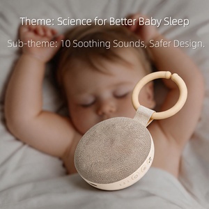 Nouvel Arrivage OEM Machine à bruit blanc portable de voyage avec veilleuse, minuterie intelligente et fonction <span class=keywords><strong>Shusher</strong></span> pour apaiser le sommeil des bébés - Product Image 1