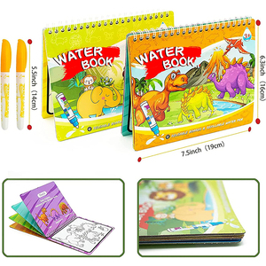 Sách Tô Màu Nước Ma Thuật Cho Xe Trái Cây Đầy Màu Sắc Bán Buôn Doodler Sách Nước Màu Vẽ Ma Thuật Với Bút - Product Image 6