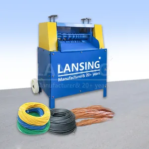 Lansing อุปกรณ์รีไซเคิลเศษโลหะเสียลวดทองแดงไฟฟ้าและเครื่องปอกสายเคเบิลเพื่อการรีไซเคิล