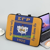 Sac d'ordinateur portable multi-tailles pour le bureau, thème Sorority Sigma Gamma Rho, fournitures de bureau, vente en gros personnalisée