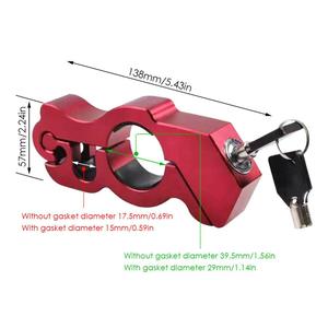 Замок на ручке тормоза для электрического транспортного средства, замок на руль велосипеда, замок дроссельной заслонки мотоцикла - Product Image 5