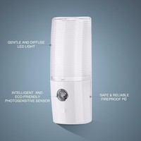 Veilleuse d'escalier Armoire de chevet Lampe de nuit LED Applique murale Plug-in Smart Sensor Light pour enfants Chambre Couloir