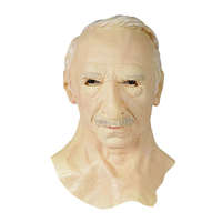 Masque en latex réaliste Nicro pour homme âgé chauve et femme, masque d'Halloween pour fête, masque d'horreur pour Halloween