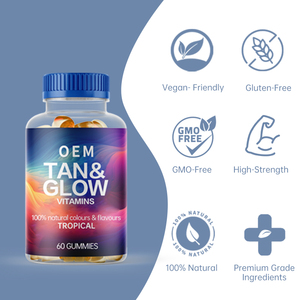 OEM Private Label Factory Price Tanning <strong>Gummies</strong> Skin Tan <strong>Gummies</strong> with <strong>Multivitamins</strong> for <strong>Adults</strong> - Product Image 3