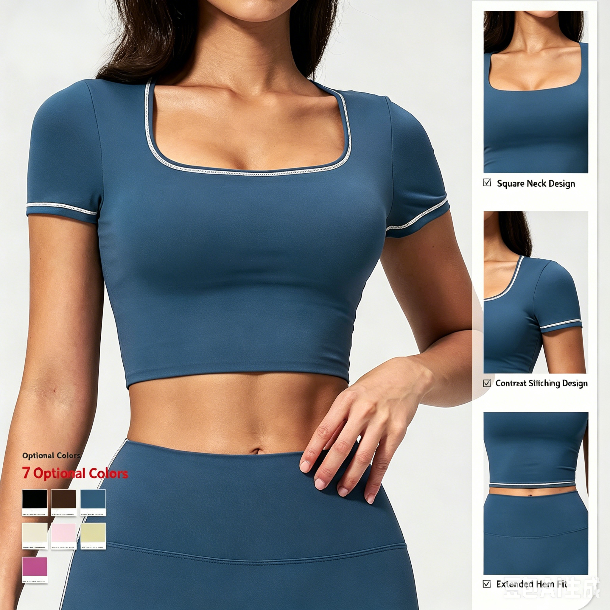 Seamless Breathable Lightweight Yoga Sports Bra for Women High Neck Padded Medium Support Crop Top