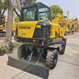 Excavadoras de ruedas usadas 6TON Hyundai Excavadora de orugas de segunda mano Hyundai R60W-7 - Product Image 4