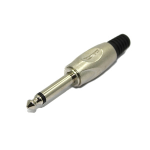อะแดปเตอร์เสียง 6.35 มม. แบบโมโน ปลั๊กโลหะผสมสังกะสี ได้รับการรับรองมาตรฐาน RoHS - Product Image 5