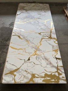 Paneles Decorativos de Madera Compuesta para Interiores, Diseño de Espejo Moderno - Product Image 2