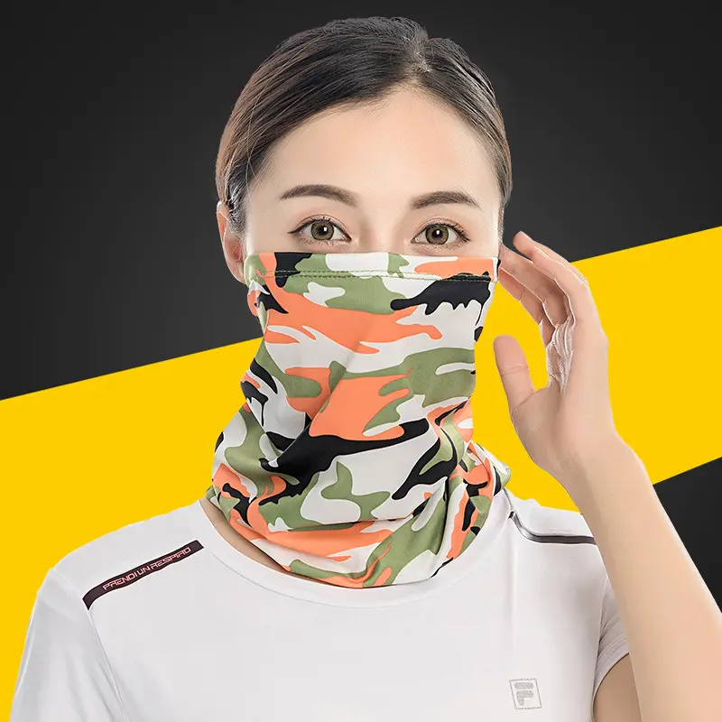 Outdoor Cycling Sports Cycling Head Cover Multifunction Magic Scarf Breathable Neck Scarf Sunscreen Head Wear Tube Bandana