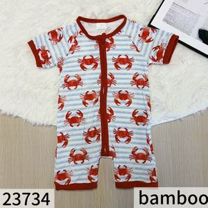 Grosir Romper Bayi Bambu MOQ Rendah Piyama Butik Tidur Bayi Baru Lahir Berkualitas Tinggi Kotak Misteri Bayi Populer Satu Set - Product Image 2