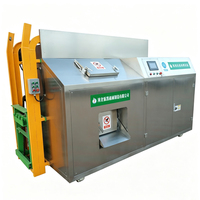 Broyeur de déchets alimentaires commercial, machine à fabriquer de l'engrais composté, 500 kg/jour