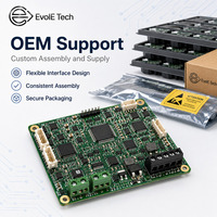 EvolE Tech EVOL-289, Ensamblaje de PCB de Control Industrial de Alta Densidad, 24V DC, 32 Canales de E/S, Conector Multiterminal, Diseño Compacto