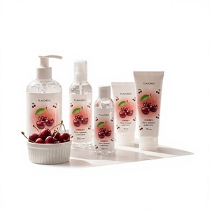 Lubricante a Base de Agua con Sabor a Cereza, Botella con Pulverizador de 200 ml, Ecológico, a Base de Plantas Naturales Puras, Sin Aditivos - Product Image 1