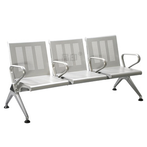 Bancas de Espera Pinyin Row Benches PY-D001 de Acero Inoxidable con Pasamanos para Uso en Hospitales y Aeropuertos - Product Image 3