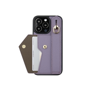 Nueva funda de teléfono de cuero de lujo <span class=keywords><strong>a</strong></span> la moda con billetera para tarjetas y correa de muñeca para IPhone 16 15 14 Pro Max Plus para <span class=keywords><strong>Samsung</strong></span> S25 24 - Product Image 6