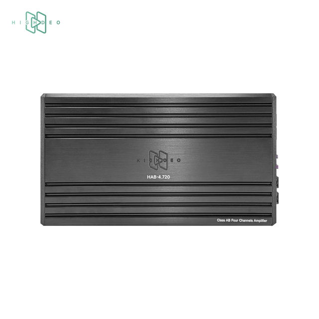 720W High Power 4 Channel Class AB Car Audio Amplifier HAB-4.720 Stereo Sound Booster for Vehicle Audio Upgrade Car Amplifier