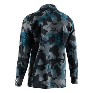 Polo de pêche à séchage rapide CatchEase, polo de golf anti-humidité, polos de pêche pour hommes à manches longues imprimés camouflage - Product Image 4