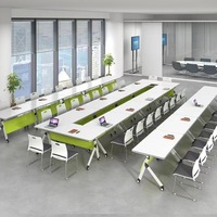 Mobilier mobile pour salle de conférence Bureau Table de formation Centre d'apprentissage personnalisé Table pliante