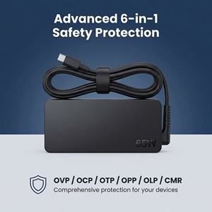 <span class=keywords><strong>Chargeur</strong></span> PC Portable <span class=keywords><strong>USB</strong></span>-<span class=keywords><strong>C</strong></span> 65W OEM QC3.0, Adaptateur Secteur avec <span class=keywords><strong>C</strong></span>âble Rétractable et Protection OTP, Compatible ThinkPad T14/T15/E14/E15/<span class=keywords><strong>X1</strong></span> <span class=keywords><strong>Carbon</strong></span>/X13 2023 - Product Image 5