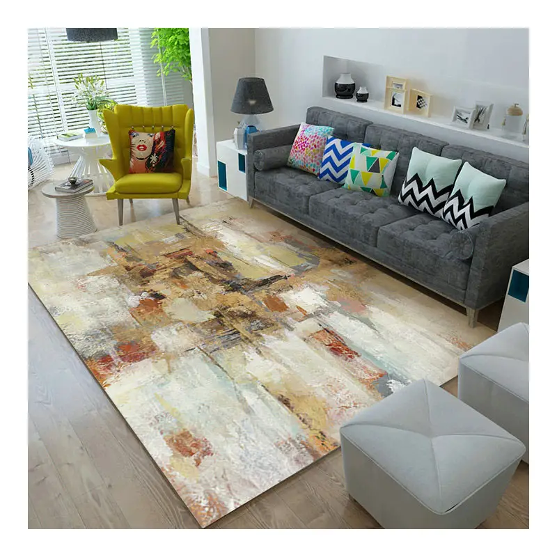 Modern simple abstract carpet advanced minimalist living room carpet Bedroom bed soiled carpet