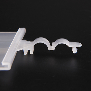 Bền Trong Suốt PVC Dây Thép Khung Khóa Giá Tag Kệ Treo Giỏ Dễ Dàng Sử Dụng Tai Duy Nhất Lỗ Siêu Thị Nguồn Cung Cấp - Product Image 2