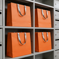 Sacs de courses en papier d'art de qualité supérieure, écologiques et recyclables, avec impression flexo pour les expositions et emballages cadeaux personnalisables
