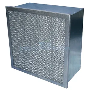 Hot Sell OEM Aluminum Foil High Temperature HEPA Filter H13 deep pleat HEPA filter for