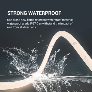 D22 360 Phong Cách Dây 2700K Neon Ánh Sáng Dải Không Thấm Nước Ngoài Trời 2835smd Ip67 Mềm Ấm Trắng Dc12v Dây Đèn Cho Hiện Đại Trang Trí - Product Image 6