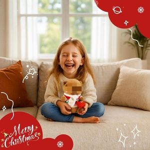 2025 nouveauté rouge Capyba en peluche avec 9 vêtements et accessoires Super doux Capyba peluche Animal pour enfants filles garçons - Product Image 3