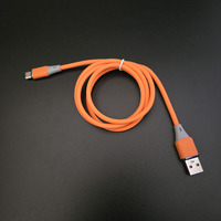 Cables de Silicona Líquida con Textura Mate, Colores Brillantes, Anti-Enredos, para Dispositivos iOS, USB a 8 Pines