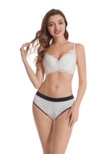 Culotte sexy en filet à 4 couches, solide, étanche, à absorption rapide, respirante et protectrice pour l'incontinence <span class=keywords><strong>urinaire</strong></span>, utilisation menstruelle pour femmes - Product Image 3