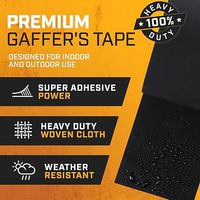 Ruban adhésif noir mat en coton thermofusible pour protection de câblage de scène et faisceaux de câbles automobiles