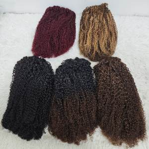 Promotion Letsfly : Perruque Jerry Curly 200% en Cheveux Humains Naturels, Couleur Naturelle, Lace Front 13x4, pour Femmes Noires, 250 grammes - Product Image 6