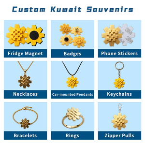 <span class=keywords><strong>Collier</strong></span> Pendentif Fleur Jaune Al Arfaj Koweït, Bijou Personnalisé en Rhanterium Epapposum, Accessoire de Bijouterie Ancienne Fabrication, Source Directe Usine - Product Image 2