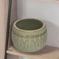 Vente en gros de pots de fleurs en ciment jardinière sur pied pour jardin succulent décors colorés pour la maison et le bureau