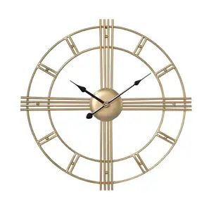 ساعة حائط بالجملة الشمال المنزل جدار ووتش الإبداعية 60 سنتيمتر المعادن Reloj الفقرة باريد غرفة المعيشة الحديثة ساعة حائط s