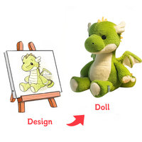 Jouets de peluche de dinosaure mignon de haute qualité certifiés CE & CPC OEM ODM jouets en peluche PP coton de remplissage pour les enfants