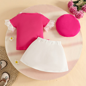 Nuovi Completi Casual con Fiocchi per Bambine, Set per Neonati, <span class=keywords><strong>Abbigliamento</strong></span> per Bambine da 1-3 Anni - Product Image 4
