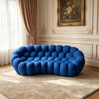 Canapé ergonomique à bulles avec mousse haute résilience, canapé sans armature pour salon, adapté aux hôtels, appartements et villas
