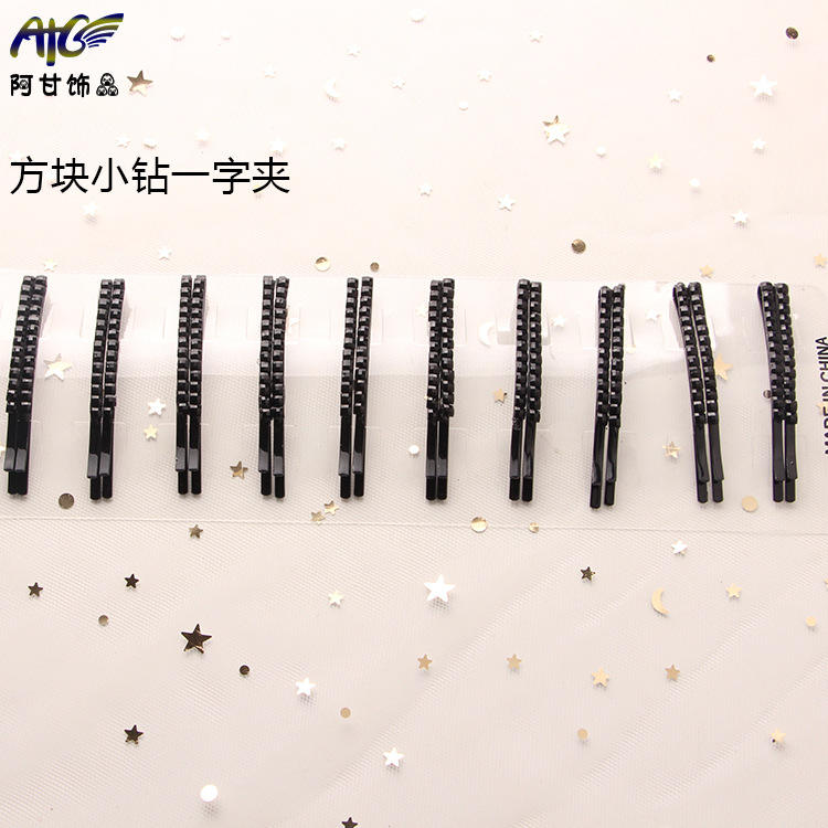 Square Small Diamond Hair Clip