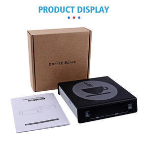 새로운 터치 스크린 커피 저울 5kg/0.1g 고감도 및 정밀 커피 저울 타이밍 주방 저울 - Product Image 6