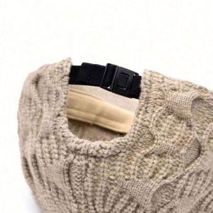 Autumn Winter Women Lady Warm Jacquard Baseball Cap Casual Thickened Fashion Solid Color Knitted <b>Hat</b> - Product Image 5