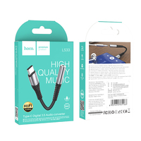 Convertisseur audio numérique HOCO LS33 Type-C vers prise jack 3,5 mm femelle