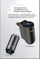 Purificateur d'air ultrasonique portable sans eau pour verre, avec lumière LED, rechargeable par USB, à fixer sur grille d'aération, pour huiles essentielles, maison et bureau, vente en gros