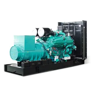 Motor generador diésel trifásico Cummins de 640kw, conjunto de generadores diésel Insonorizados y silenciosos ATS, 2 unidades