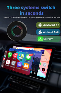 กล่อง AI 3-in-1 รองรับ AirPlay, <span class=keywords><strong>CarPlay</strong></span> และ Android Auto พร้อมระบบ Android 13 หน่วยความจำ 8GB/128GB รับประกัน 1 ปี - รุ่นใหม่ปี 2025 อุปกรณ์เสริมในรถยนต์ - Product Image 2