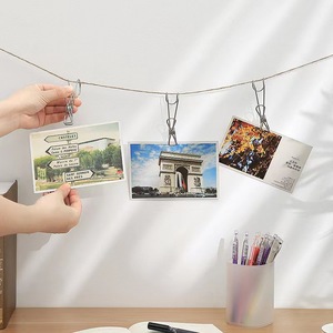 Stainless Steel Clothes Clips 9.5cm Windproof Drying Clips For Socks <b>Underwear</b> General Use - Product Image 1